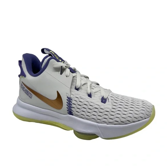 Nike Shoes Nike Lebron Witness White Purple Gold Basketball